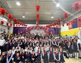 陈霜参赞出席蒙古国立大学孔院下设希望汉语中学孔子课堂“汉语节”